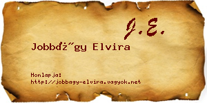 Jobbágy Elvira névjegykártya